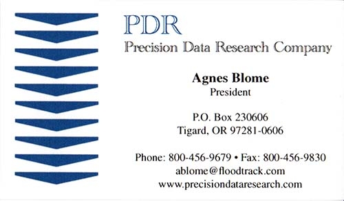 PDR - Precision Data Research Company 1